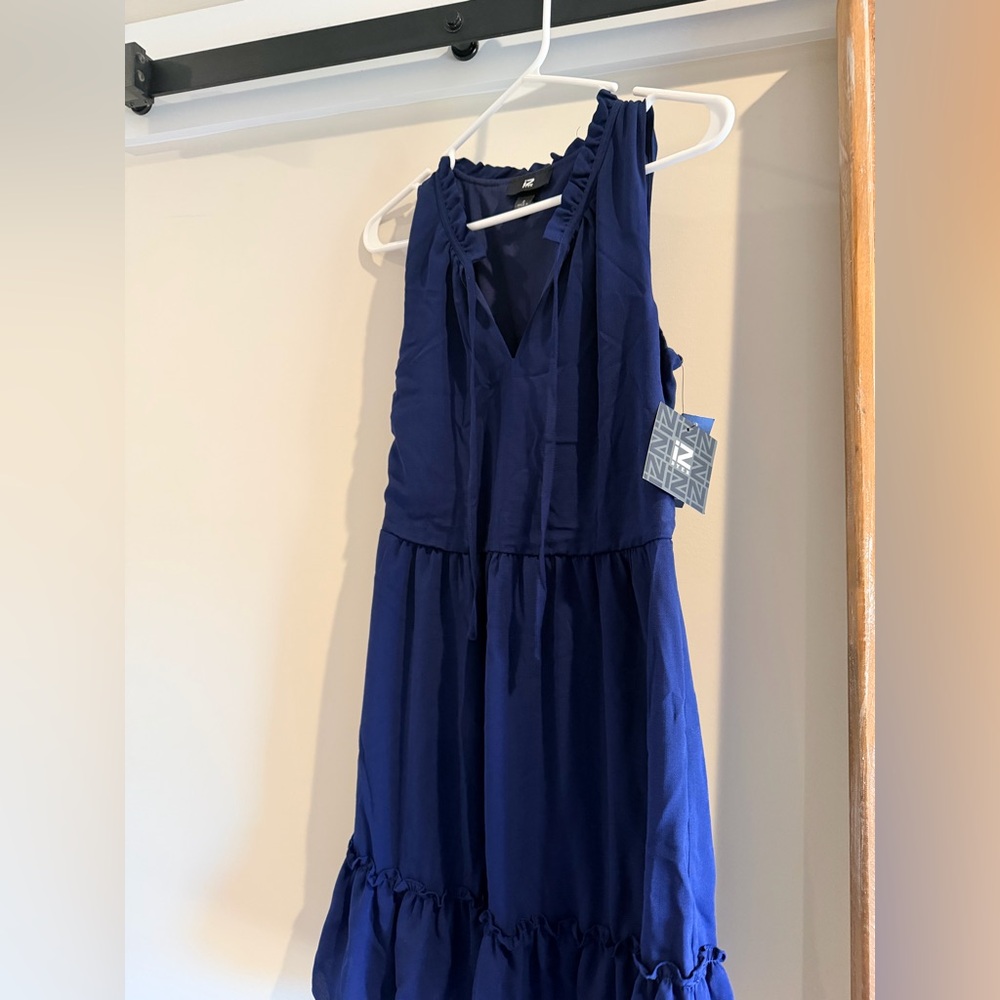 Iz Byer Royal Blue Casual Dress
